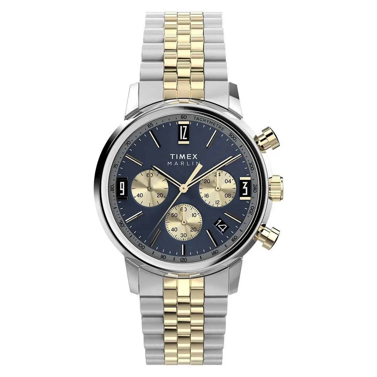 Timex Marlin Chronograph Tachymeter Classic 40mm Watch TW2W60200