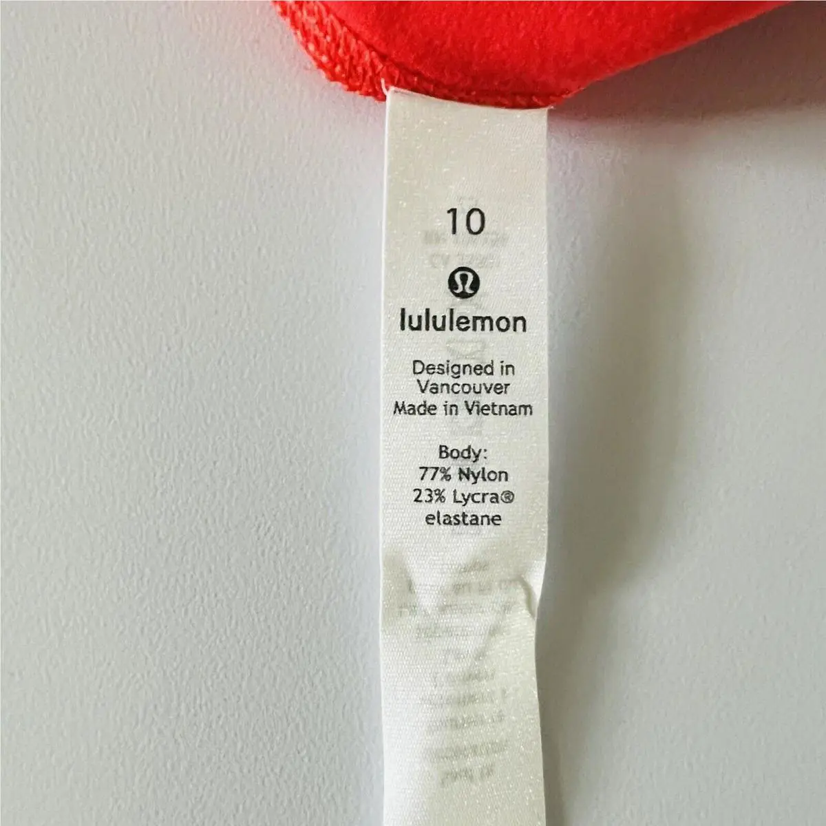 Lululemon clothing - Red 3