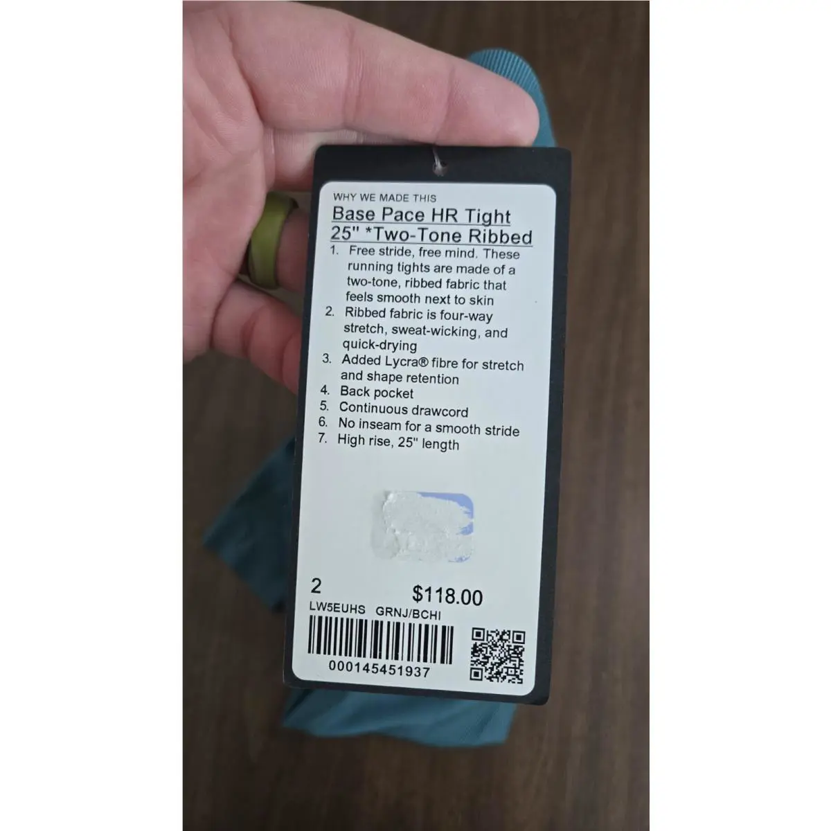 Lululemon clothing - LW5EUHS - LW5EUHS - Green 5