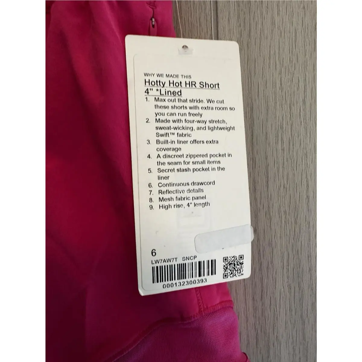 Lululemon clothing - Sonic Pink 0