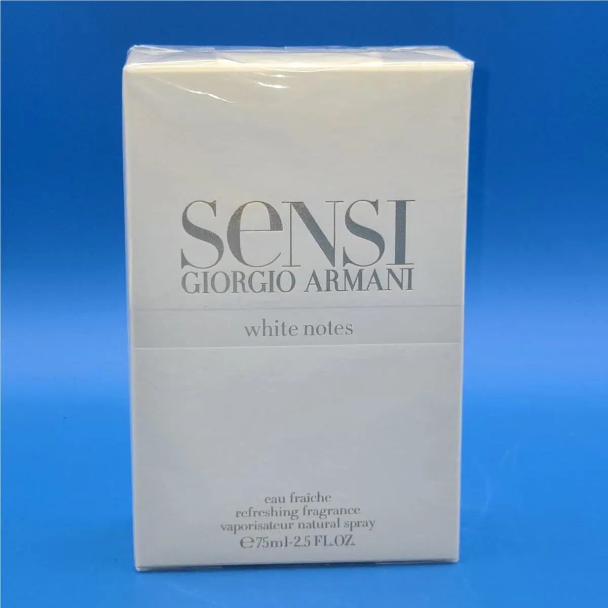 Giorgio Armani Sensi White Notes Eau Fraiche 2.5 oz 75ml Spray