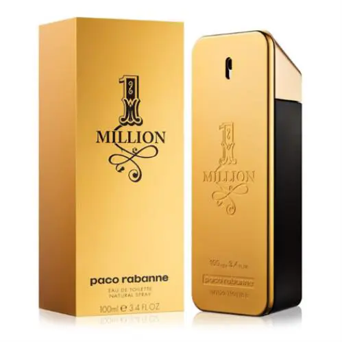 1 Million by Paco Rabanne Eau De Toilette Spray 3.4 oz For Men