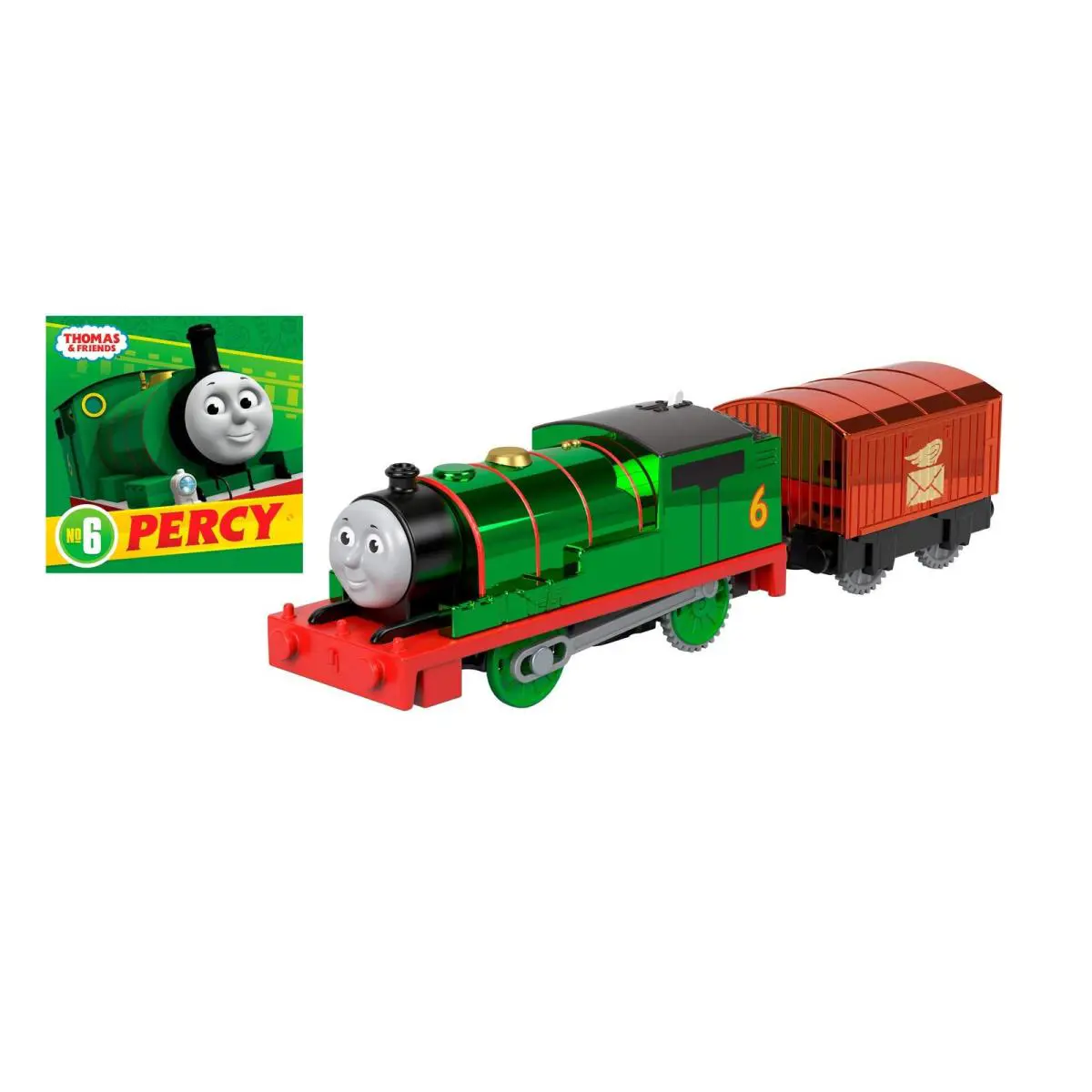 Thomas Friends Celebration Percy Storybook 8 Inches Multicolor