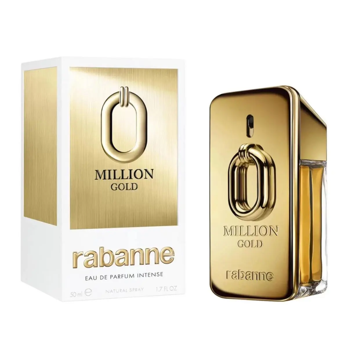 Paco Rabanne Million Gold Edp Intense 50ml / 1.7 oz Box
