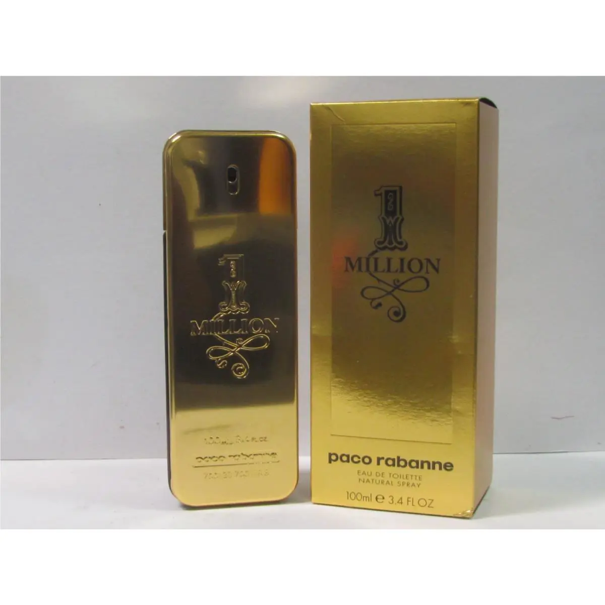1 Million Paco Rabanne For Men 3.4 oz Eau de Toilette Spray