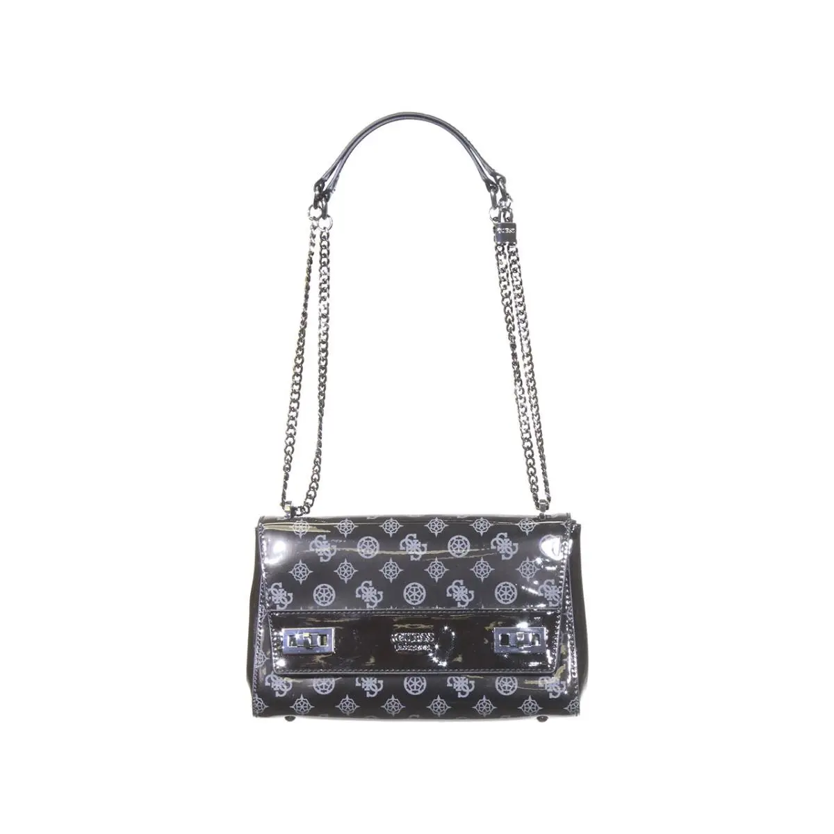 Women`s Katey Shoulder Handbag Black by Guess