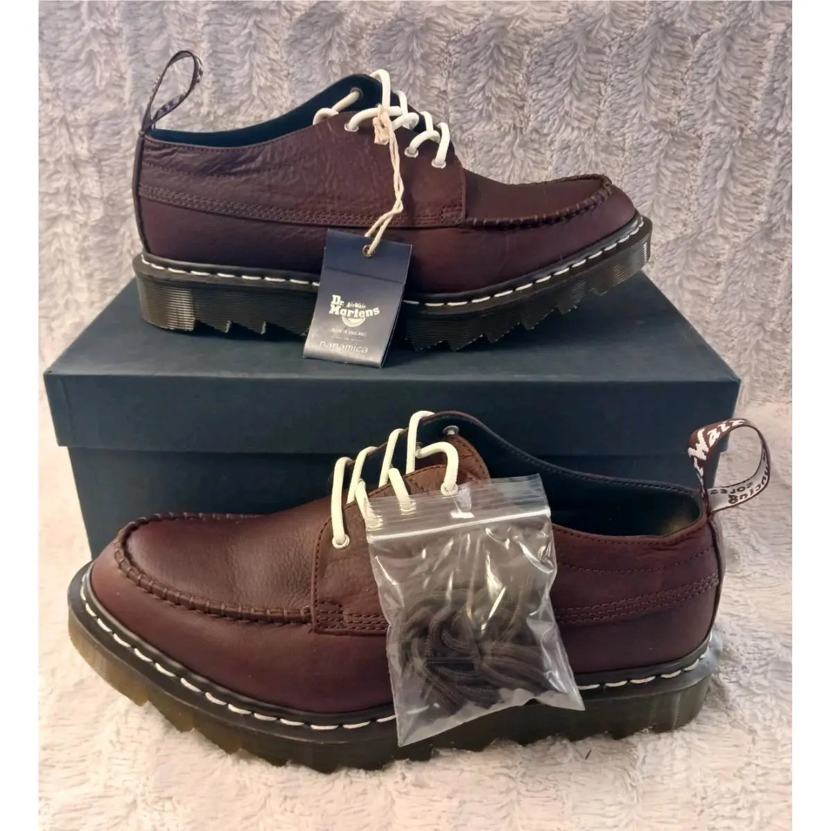 Dr Martens x Nanamica Camberwell 25426 Men’s 9 Women’s 10 Dark Tan Leather Shoes