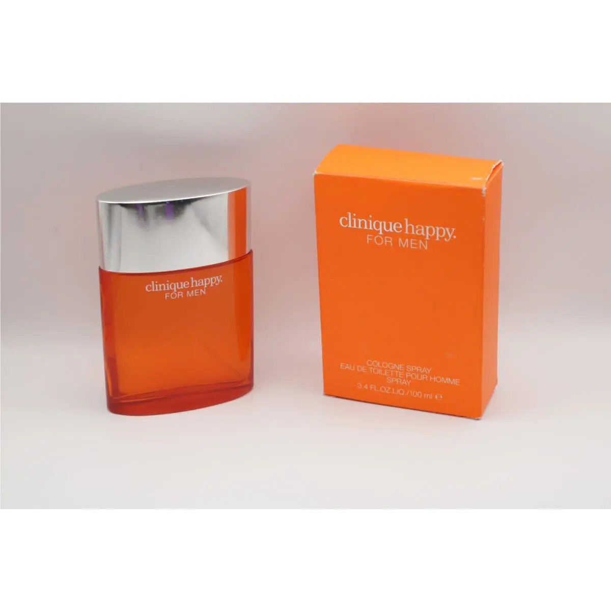 Clinique Happy For Men Cologne Spray Eau De Toilette 3.4fl oz Switzerland 2001