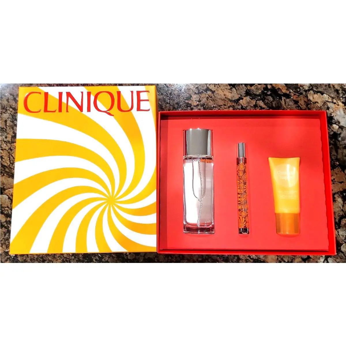 Clinique Happy- 3 pc Wear It and Be Happy Fragrance Set Value