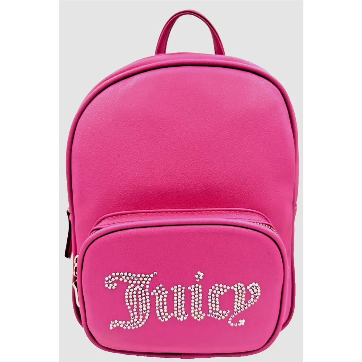 Juicy Couture Pink Rhinestone Backpack Mini Y2K Glam Bag Logo