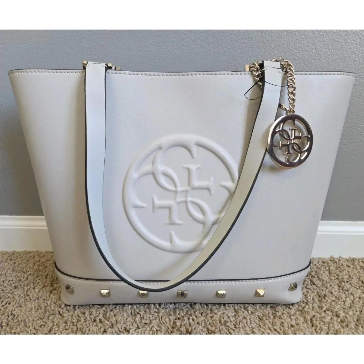 Guess Korry Tote Bag Bone/tan Style VL617223