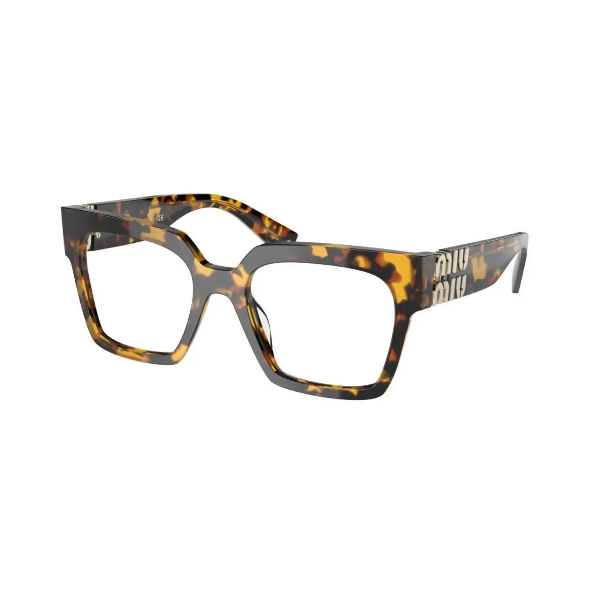 Miu Miu 04UV Eyeglasses VAU1O1 Havana