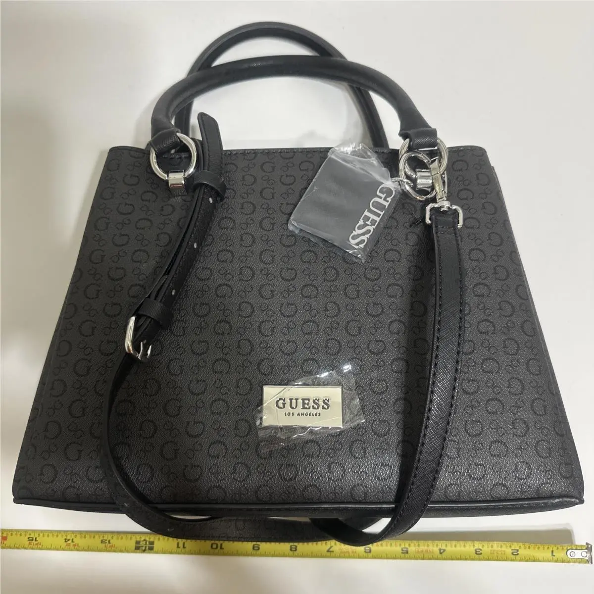 Guess Women`s Handbag Menville Coal Color