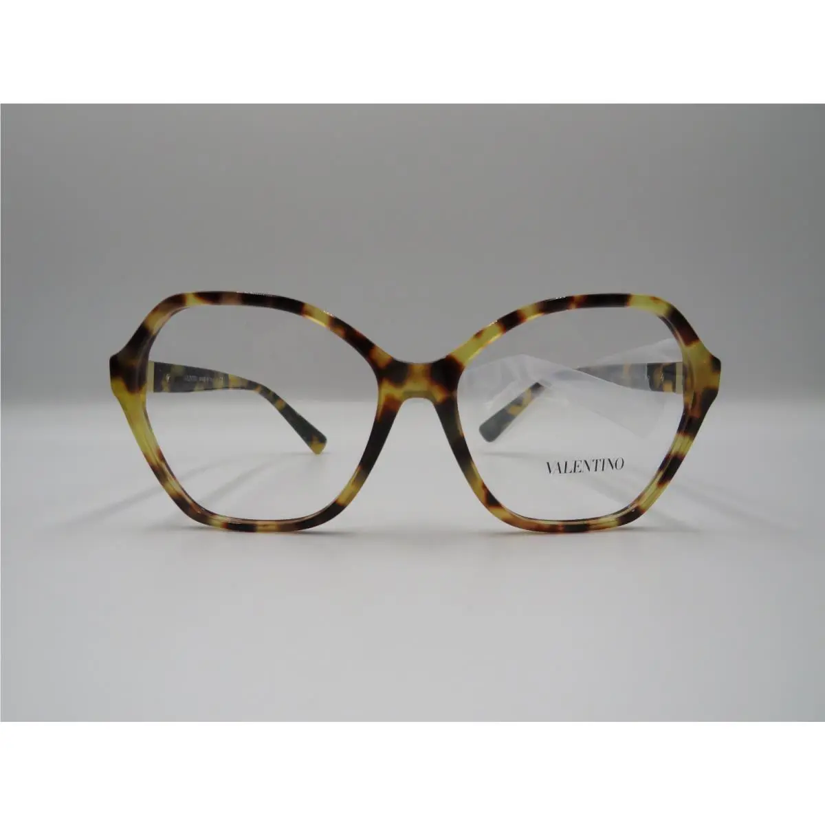 Valentino VA 3073 5036 Eyeglasses 55‑15‑140 Light Havana Demo Lens