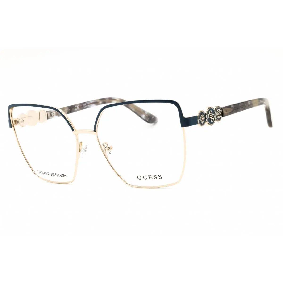 Guess GU50229 085 Matte Light Blue 57mm Eyeglasses
