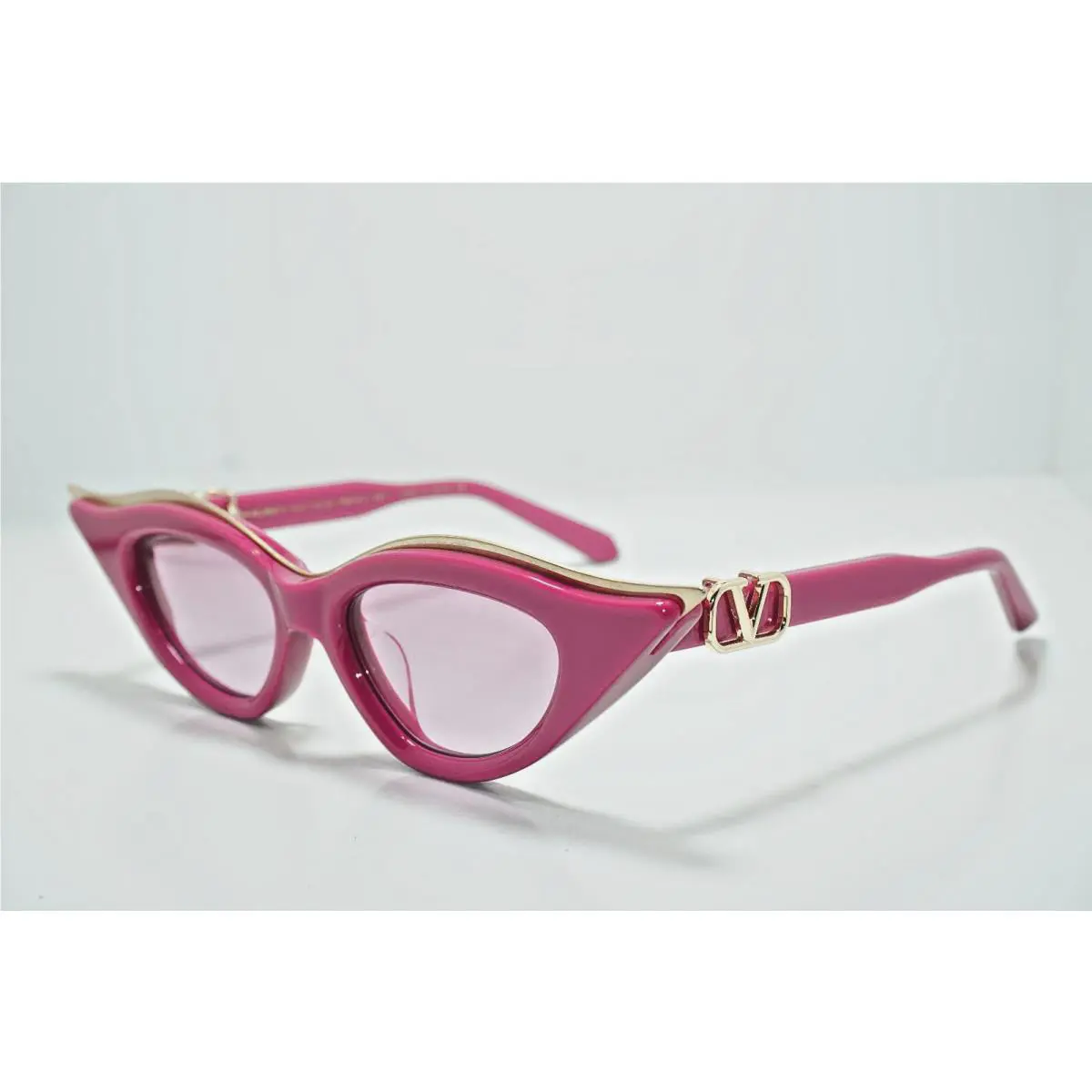 Valentino V Goldcut VLS-1114D-49 I Pnk-gld Sunglasses