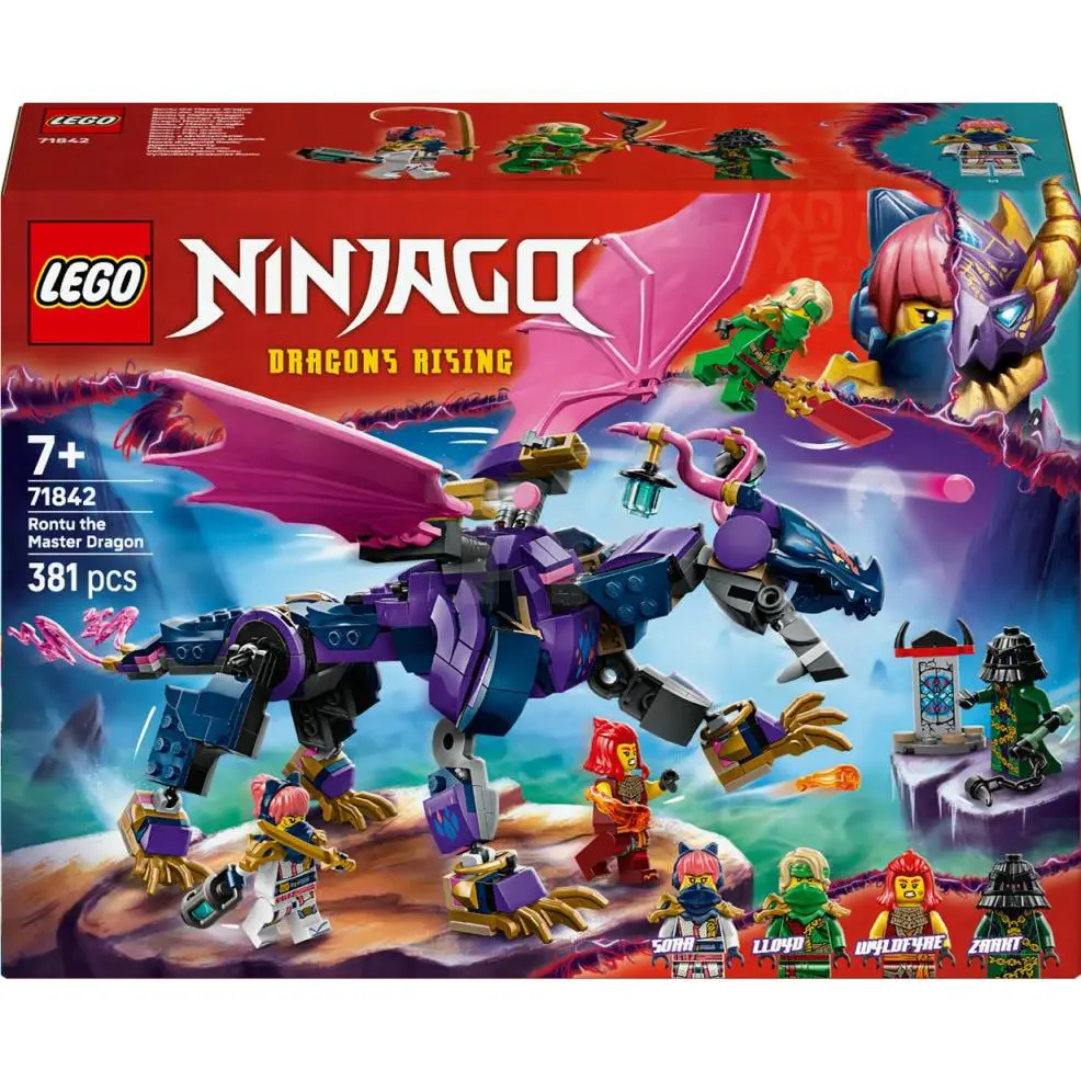 Lego Ninjago Rontu The Master Dragon 71842 Building Set 4 Ninja Dragon Figure