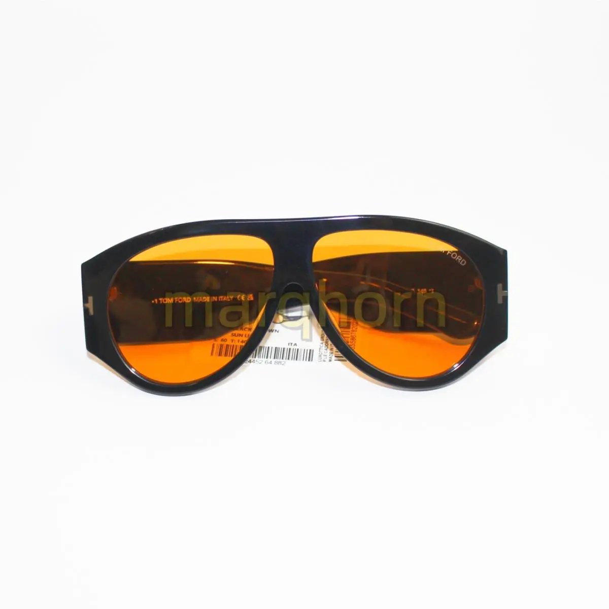 Tom Ford Broson Sunglasses TF1044 Black/orange 60-12-140mm with Case