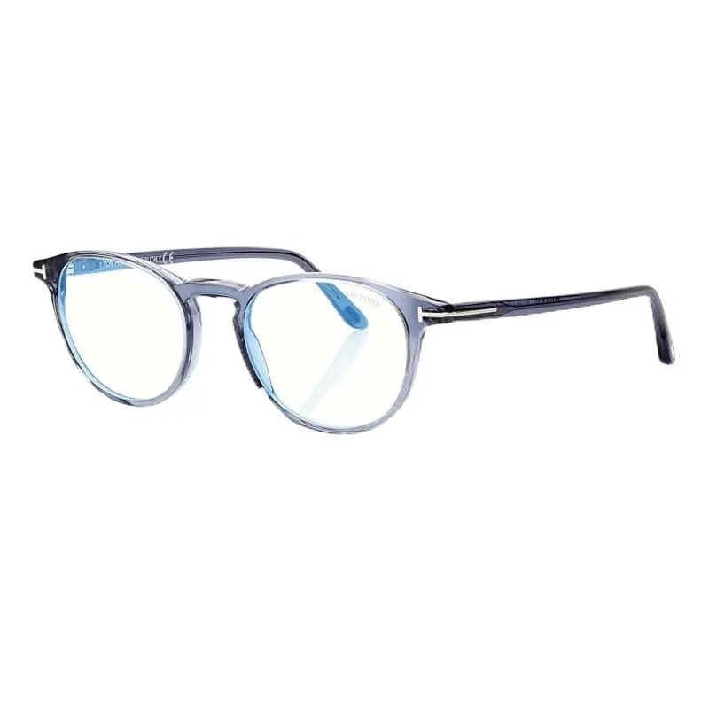 FT5803-B Eyeglasses Eye Glasses 090 Shiny Blue 51mm Men by Tom Ford