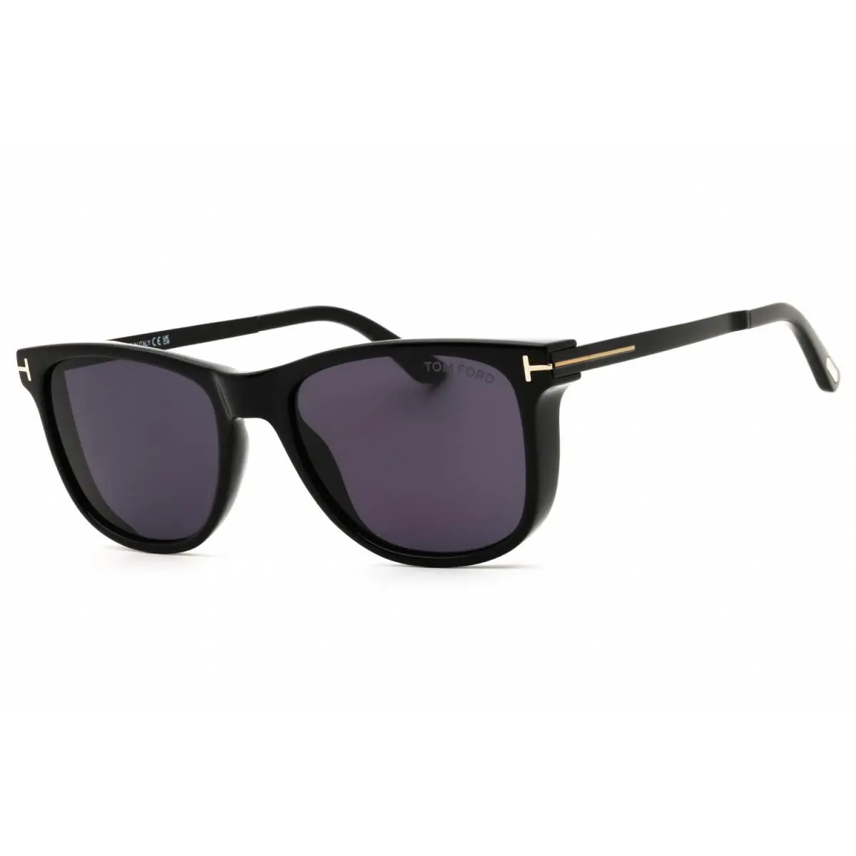 Tom Ford FT1104 01A Sunglasses Shiny Black Frame Smoke Lenses 53mm