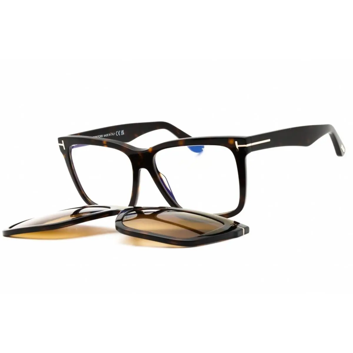 Tom Ford Women`s Eyeglasses Dark Havana Acetate Full Rim Frame FT6069-B 052