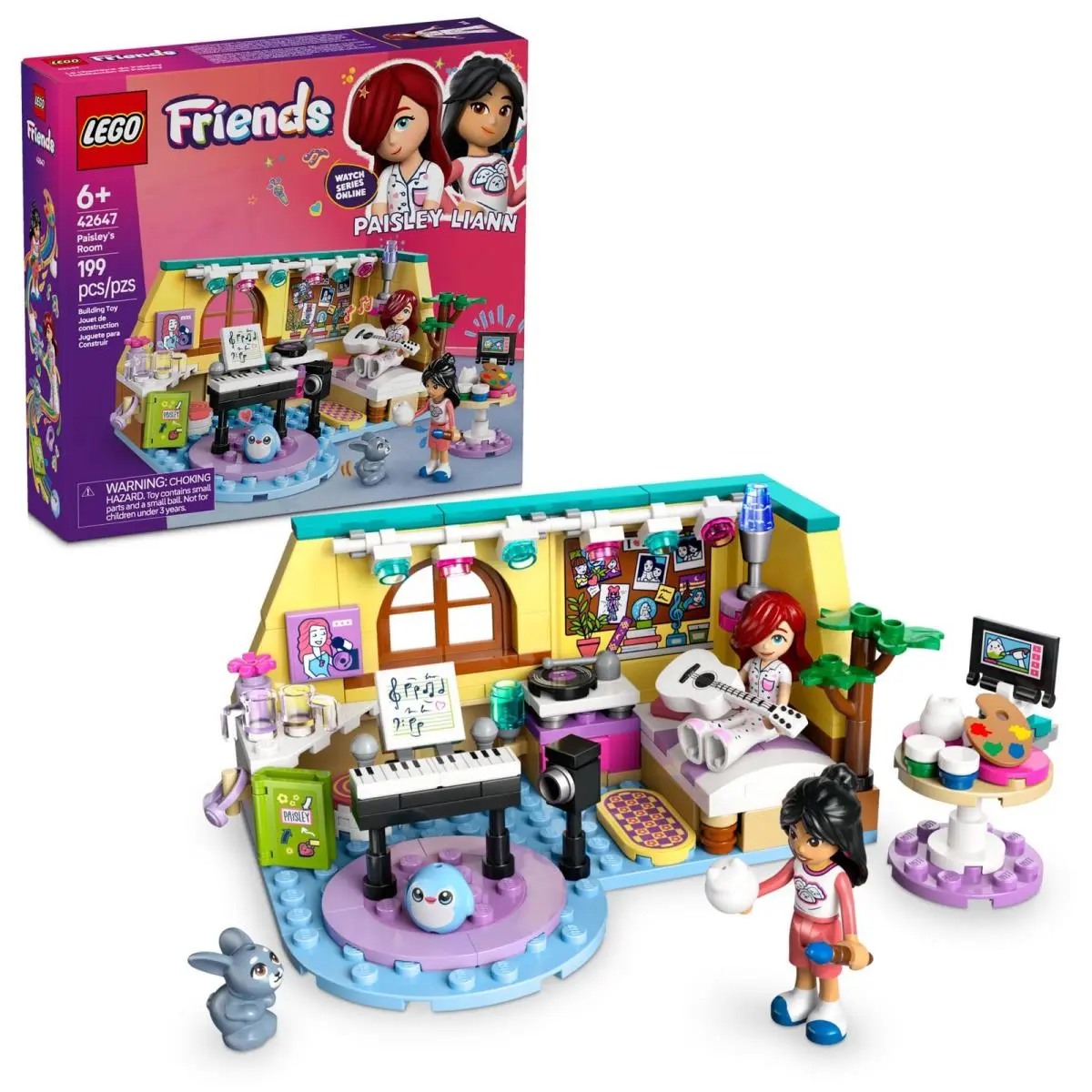 Lego Friends Paisley`s Room Building Toy - Pretend Play Set For Multicolor