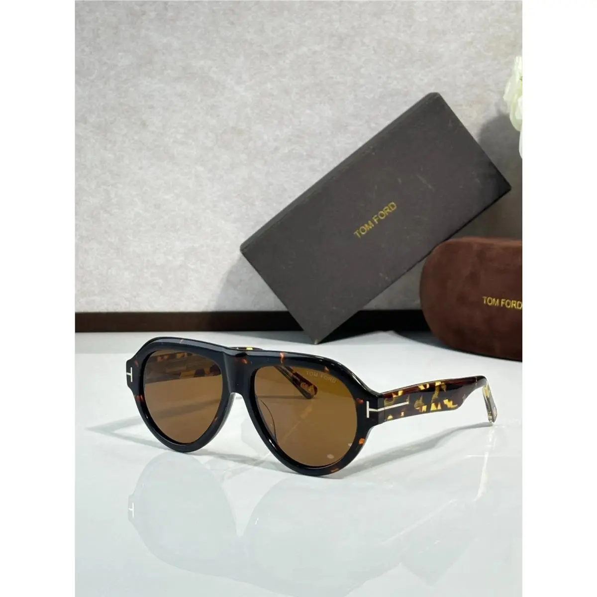 Icon Collection Sunglasses FT1225 Black/gray 59-16-145mm with Case by Tom Ford