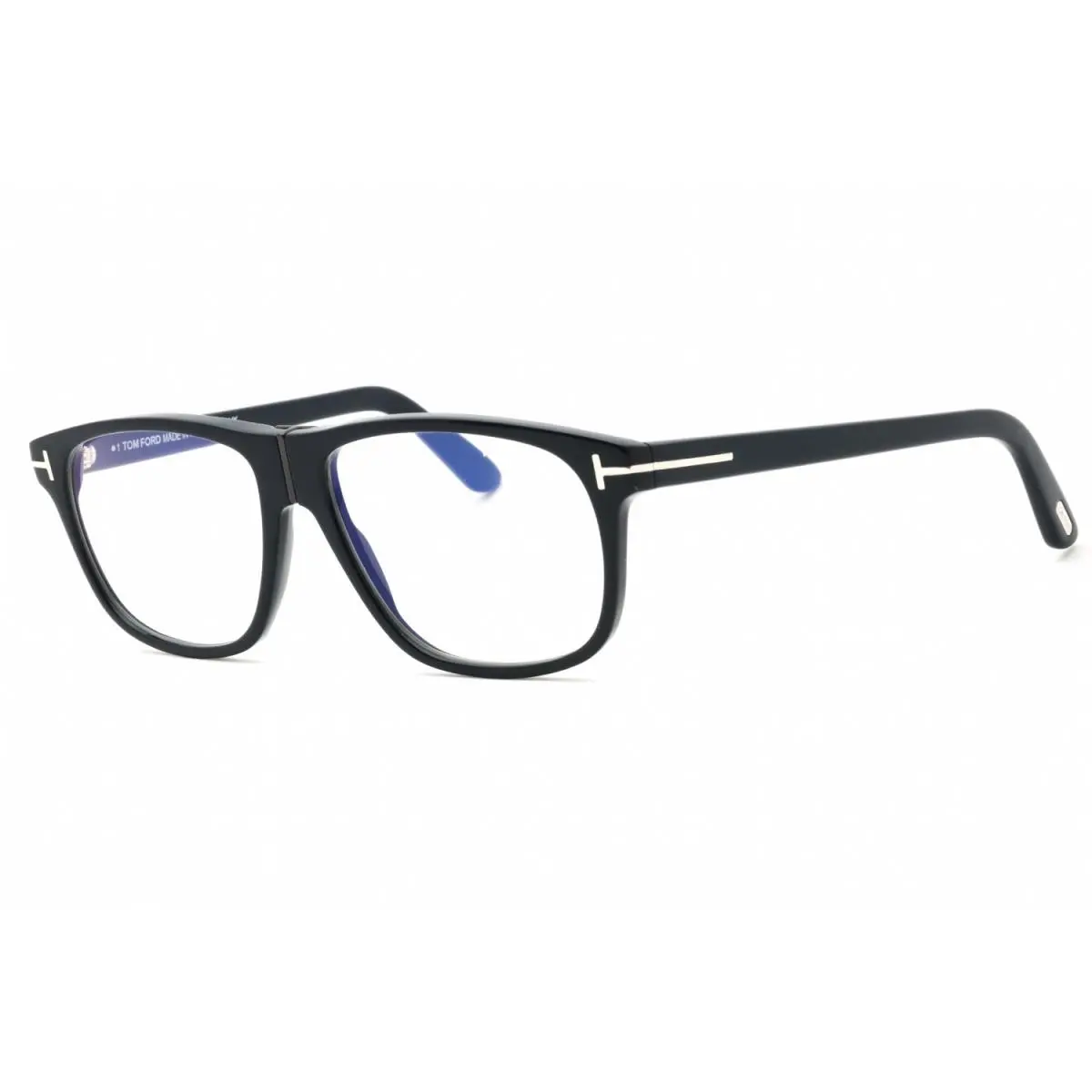 TF5978-B 090 Aviator Shiny Blue 56 mm Men`s Eyeglasses Frame by Tom Ford