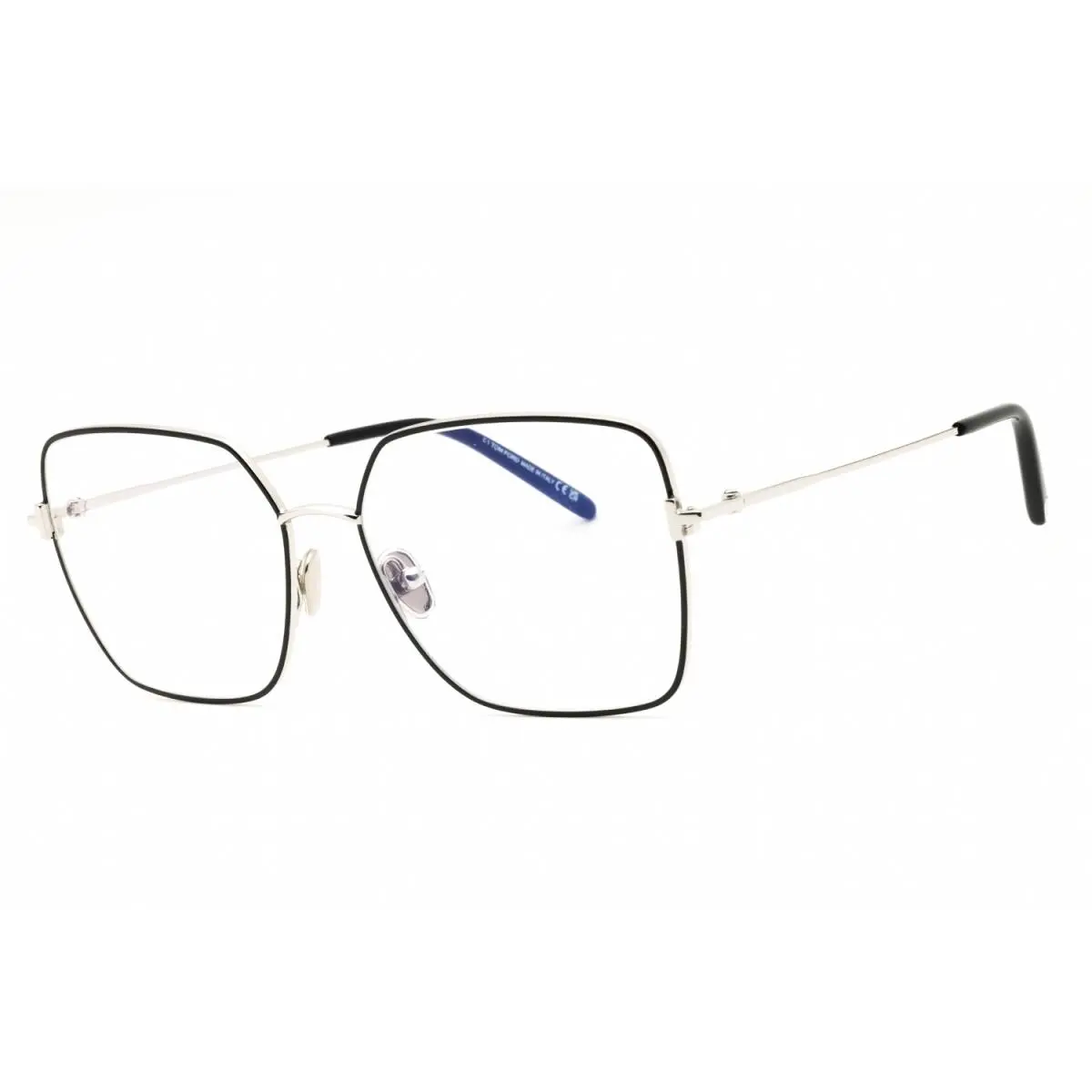Tom Ford FT5739-B 001 Eyeglasses Shiny Black Clear Frame 57mm