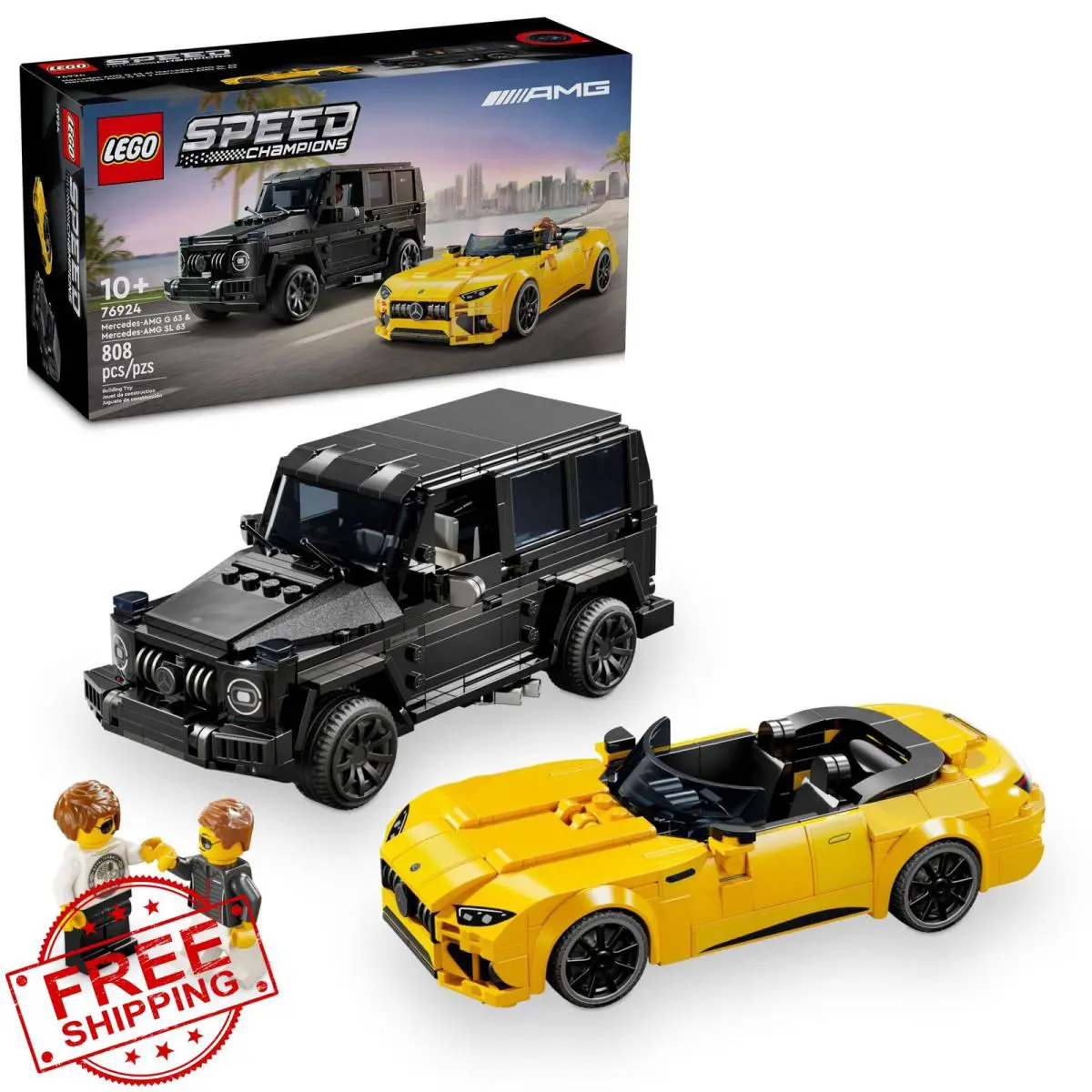 Lego Speed Champions Mercedes G 63 SL 63 Toy Cars Ages 10+