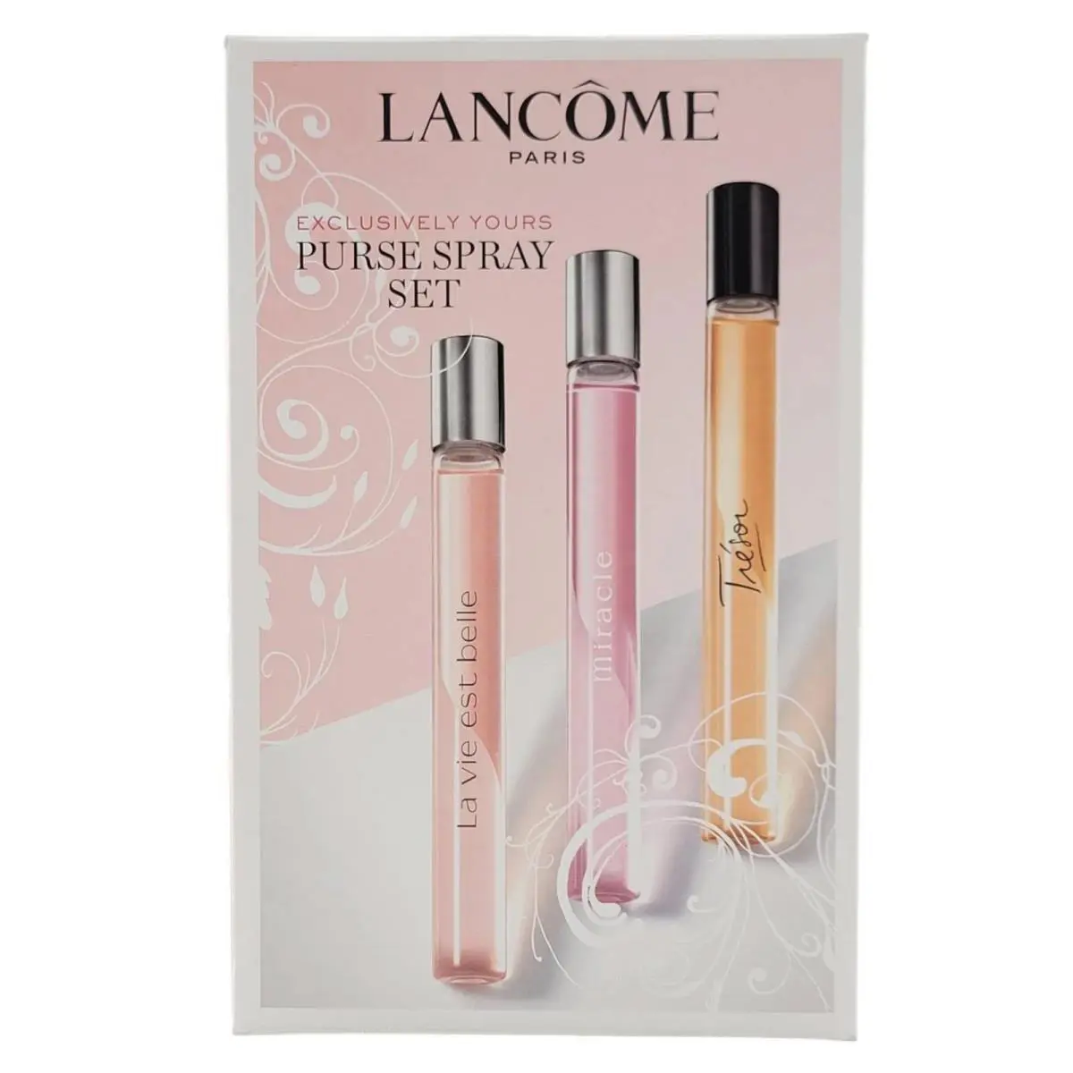 Lancome Purse Spray Perfume Set Miracle La Vie Est Belle Tresor Edp