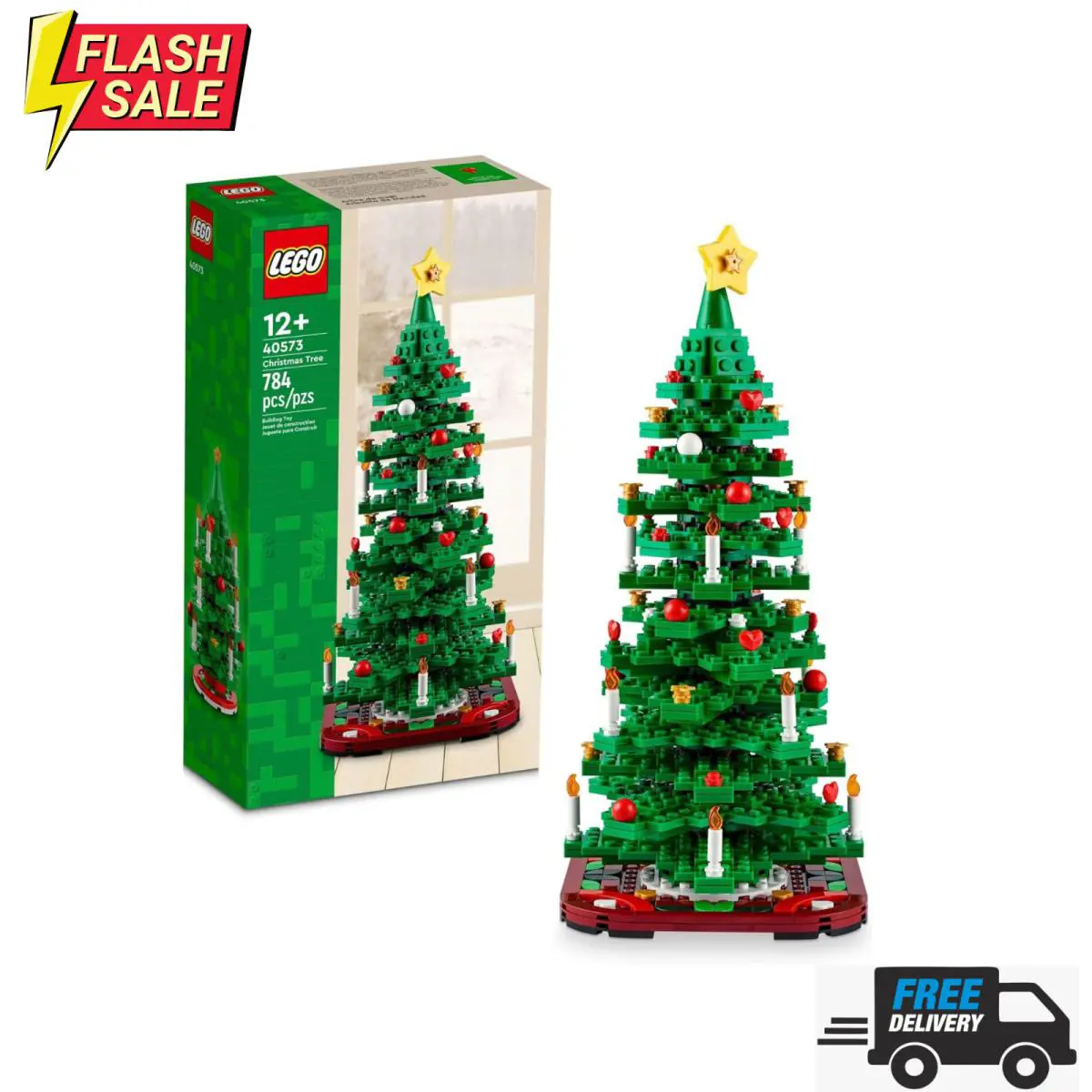 Lego Christmas Tree Building Toys For Kids Boys Girls Ages 12+ Mini Chri
