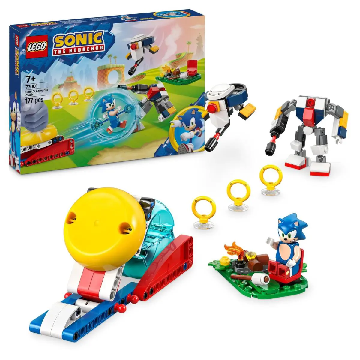 Lego Sonic The Hedgehog: Sonic’s Campfire Clash Set Collectible Building Toy wi