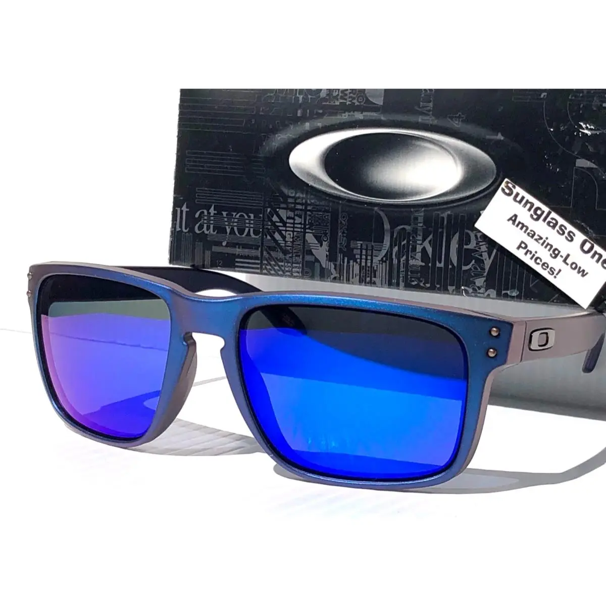 Oakley Holbrook XL Matte Blue Colorshift Polarized Galaxy Blue Sunglass 9417-47