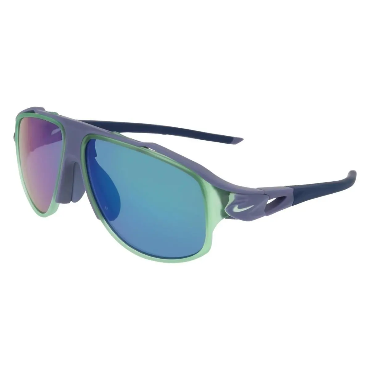 Nike FLYFREE-INFINIT-499-5812 Sunglasses 58mm - Frame: MAT WORLD INDIGO GREN MIR, Lens: V