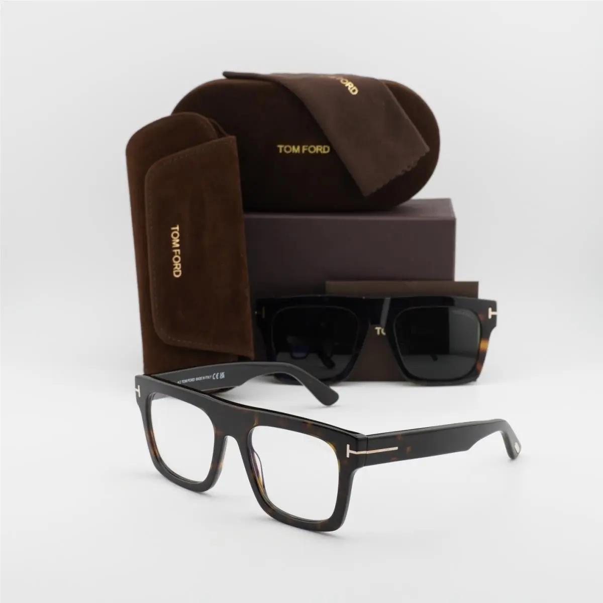 Tom Ford FT6068-B 052 Havana 53mm Eyeglasses