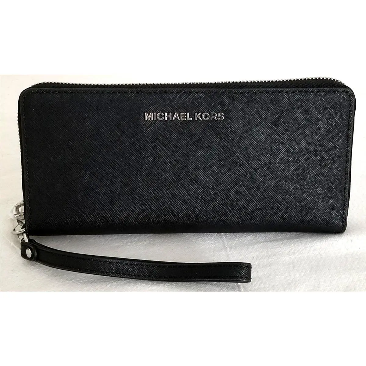 Michael Kors Selma Black Saffiano Logo Medium Satchel Bag +/or Wallet