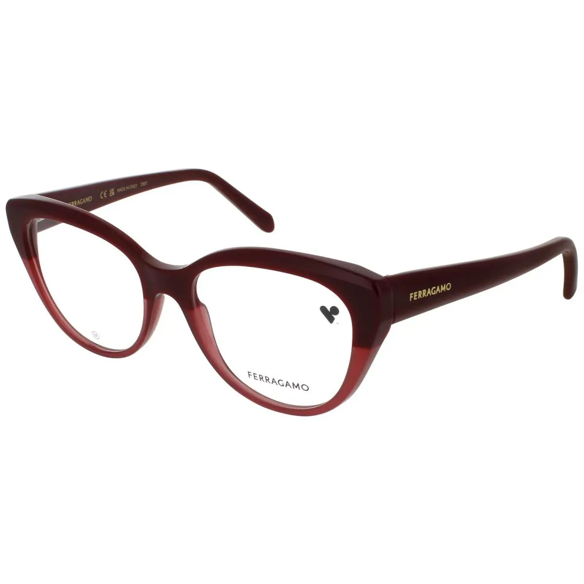 Salvatore Ferragamo SF SF2970 601 53 Eyeglasses Burgundy Frame 53 mm
