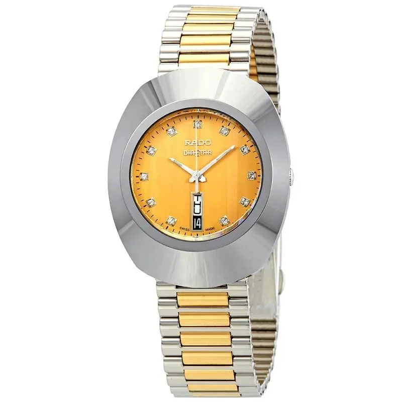Rado R12305304 Yellow Gold Dial Two-tone Ladies Watch