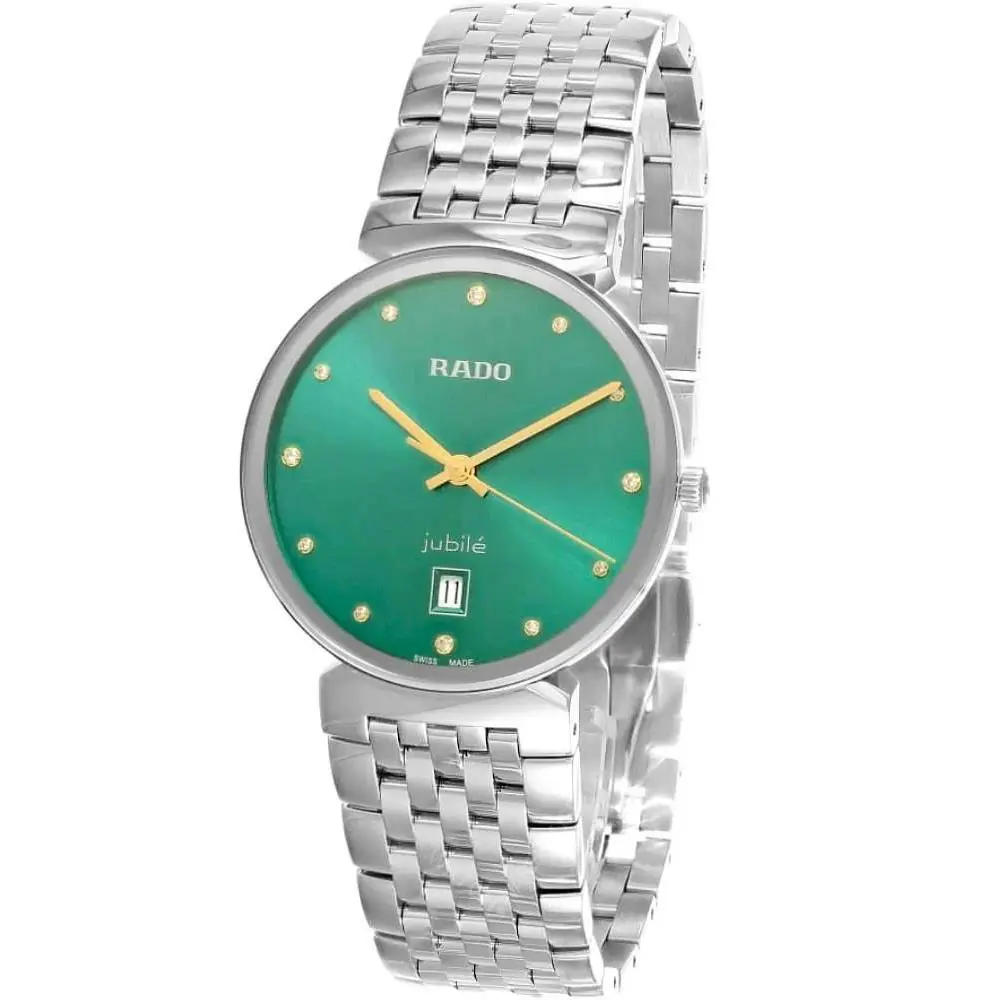Rado Florence Quartz 38mm Green Diamond Dial Men`s Watch R48912773