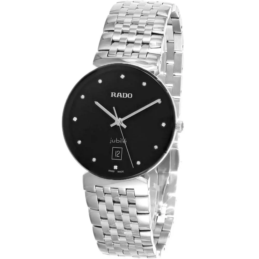 Rado Florence Quartz 38mm Black Diamond Dial Men`s Watch R48912733
