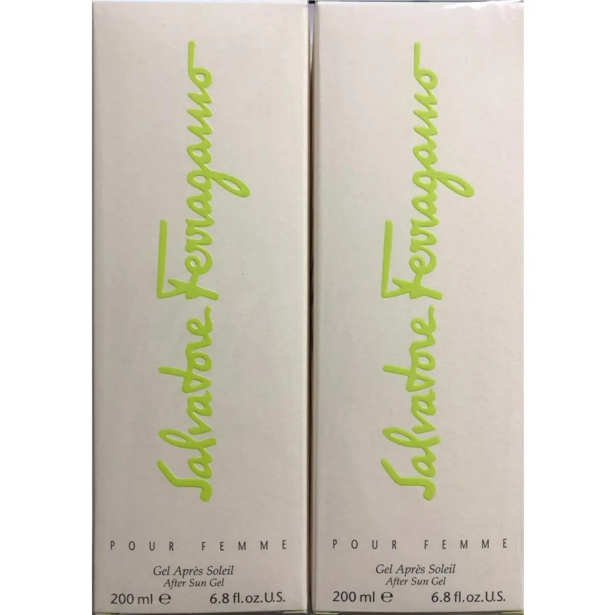 2 Pack Salvatore Ferragamo Pour Femme After Sun Gel - 6.8 Fl Oz B000C1W59Q