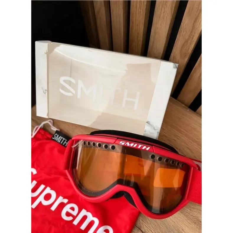 On Supreme x Smith FW15 Redgoggles Ski Snowboard Motocross Atv Dirt Bike