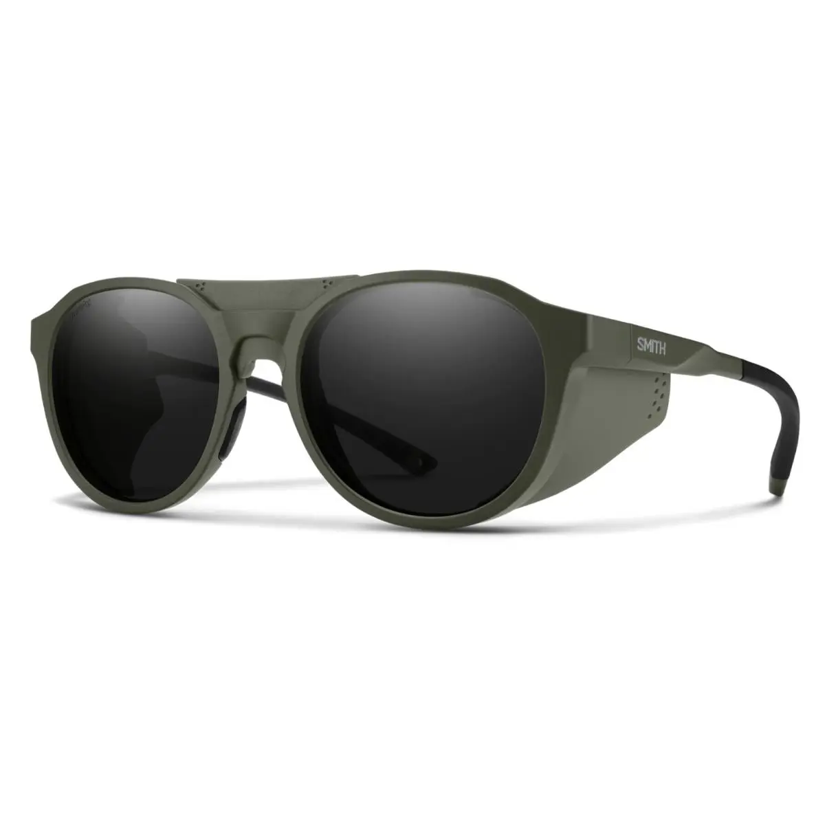 Smith Venture Sunglasses-matte Moss-chromapop Polarized Black Lens