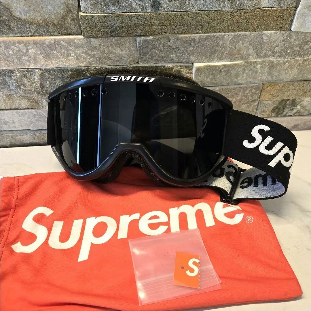 Supreme x Smith Black Snow Goggles FW15 – Limited Edition Ski/snowboard Mask
