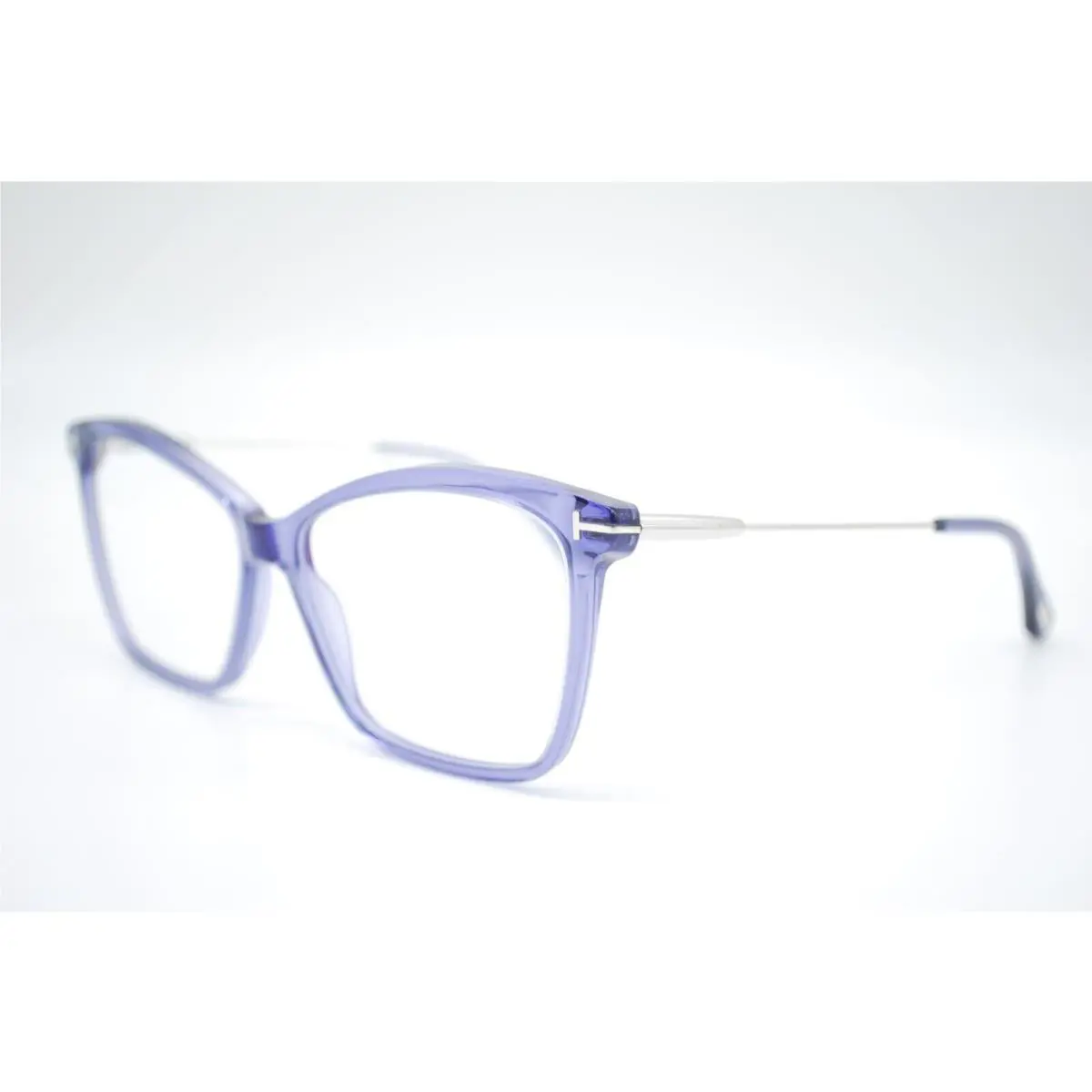 Tom Ford TF 5687-B 081 Purple Blue Block Eyeglasses Frames 56-14