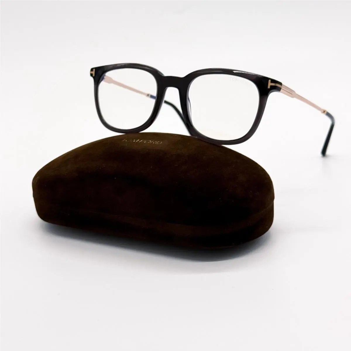 Tom Ford Eyeglasses TF5904 005 Gray/gold Men FT5904 005 Eyewear