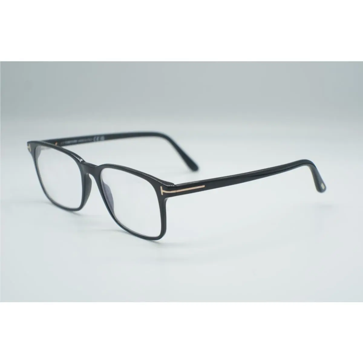 Tom Ford TF 5831-B 001 Shiny Black Eyeglasses Frame 53-18