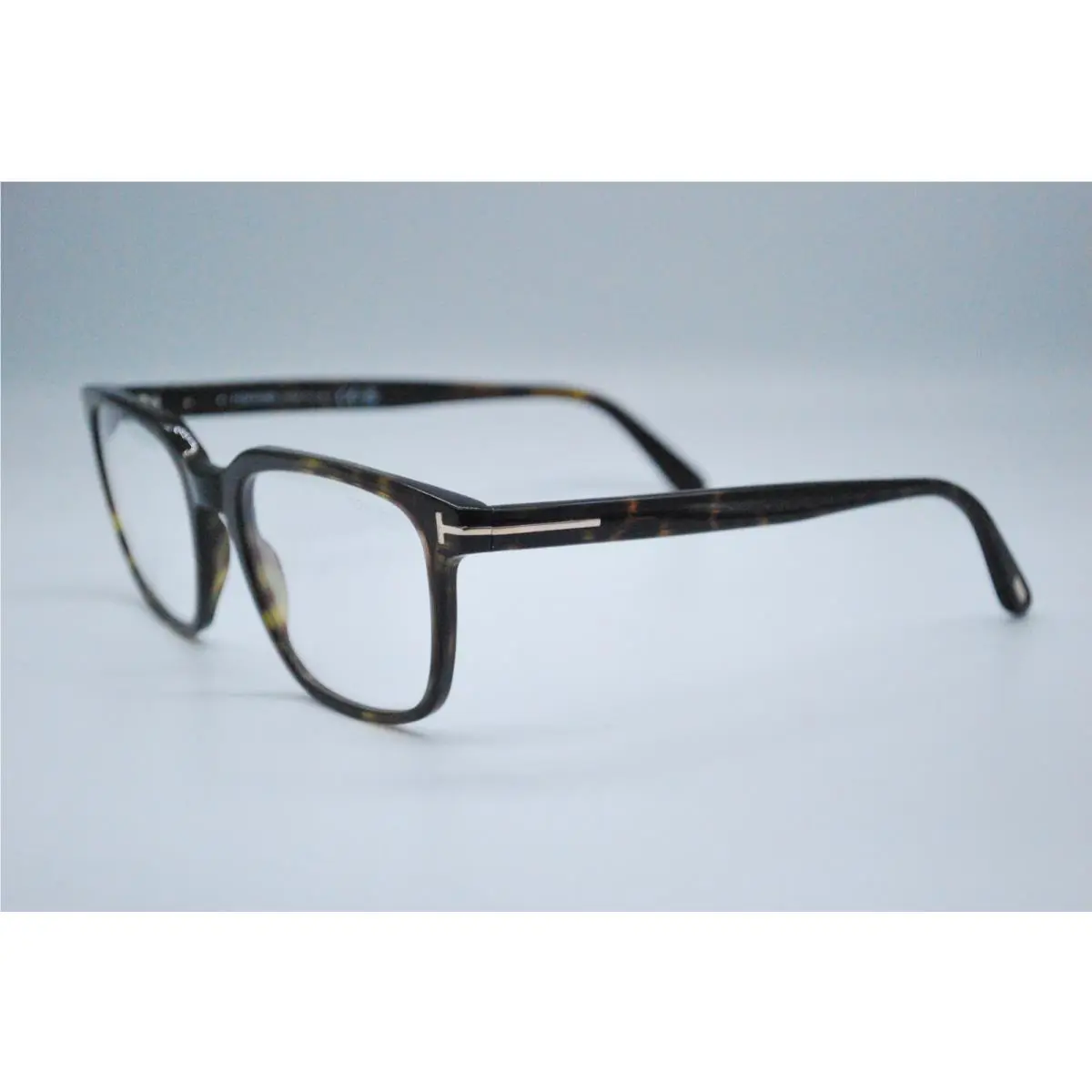 Tom Ford TF 5818-B 052 Havana Blue Block Eyeglasses Frames 53-19