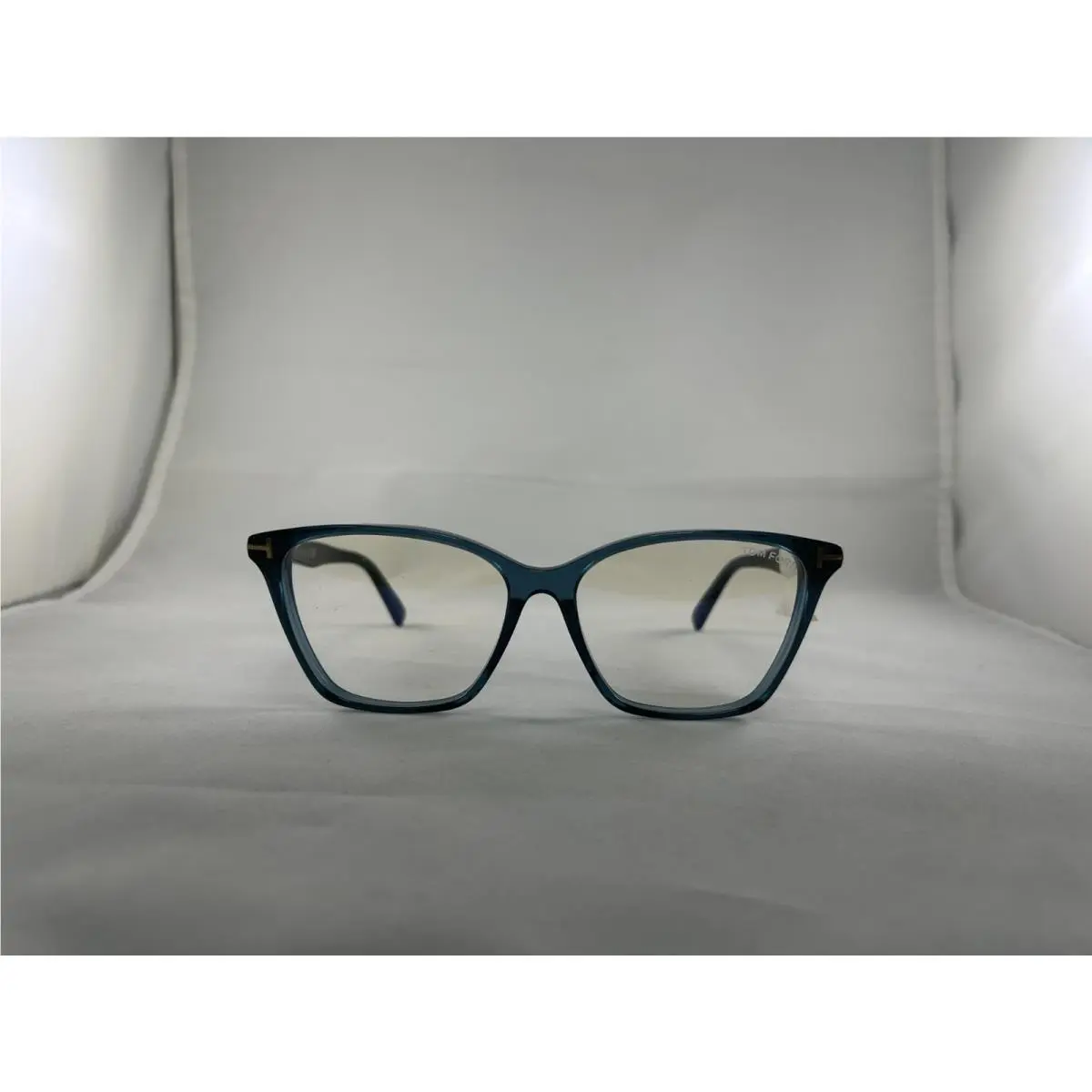 Tom Ford FT5949-BV Eyeglasses 092 Shiny Blue Women Cat Eye 56 15-140 cc